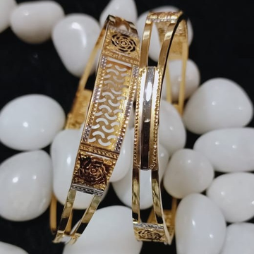 916 Gold Grand Kadli Bangle by 