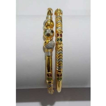 22KT Gold Pipe Kadli by 