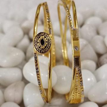 916 Gold Ghaba Bangle SG47 by 