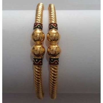 22KT Gold Pipe Kadli by 
