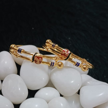 22K Gold Kadli For Baby by 