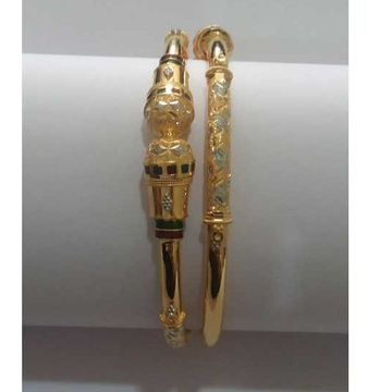22KT Gold Pipe Kadli by 