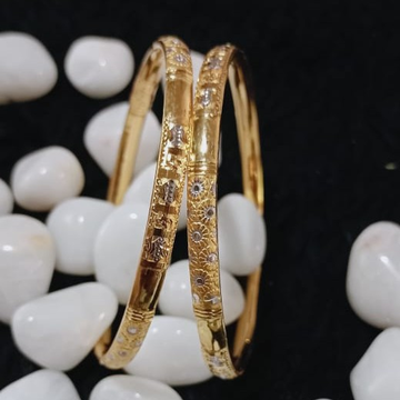 916 Gold Fancy Copper Kadli Bangle by 