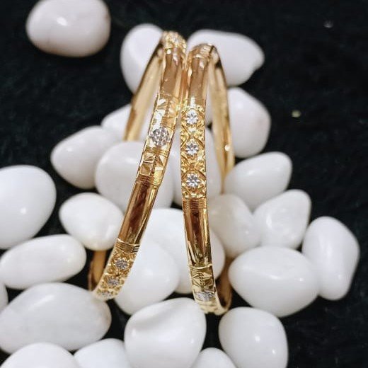 916 Gold Fine Copper Kadli Bangle