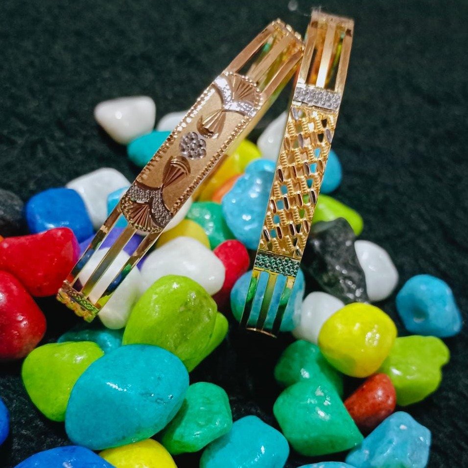 916 Gold Triple Pipe Copper Kadli