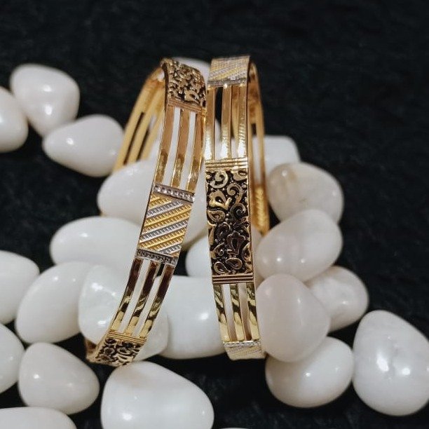 916 Gold Antique Kadli Bangle