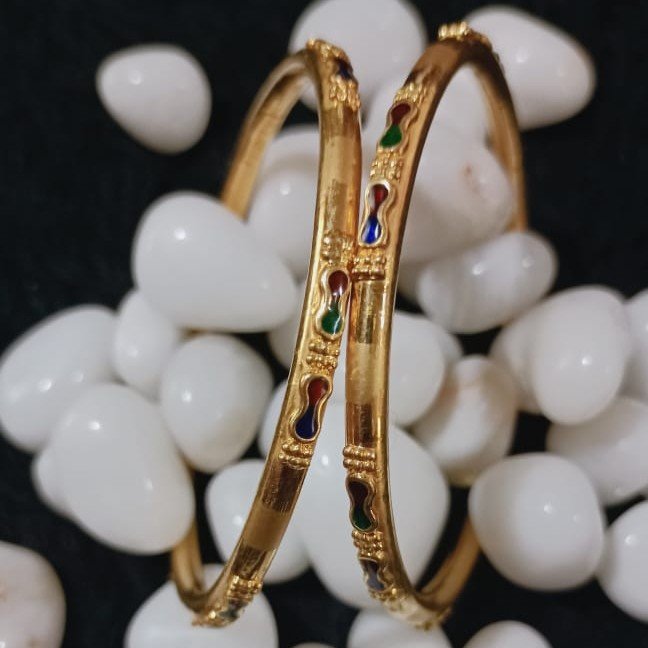 916 Gold Fancy Copper Kadli Bangle