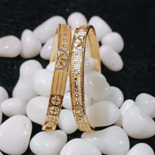 22K Gold CNC Cut Copper Kadli