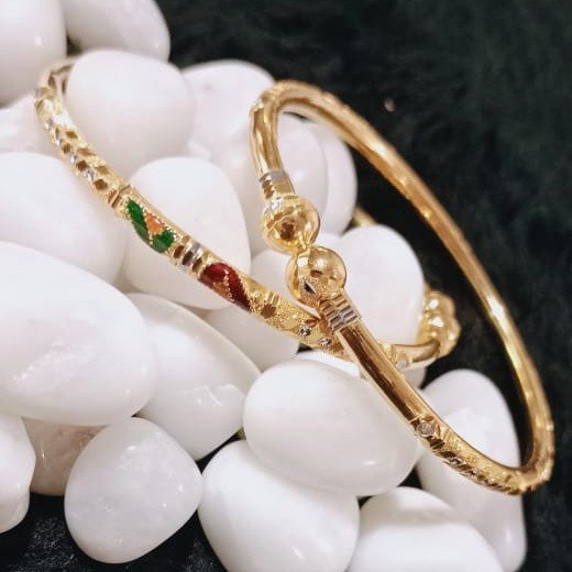 916 Gold Regal Copper Kadli Bangle