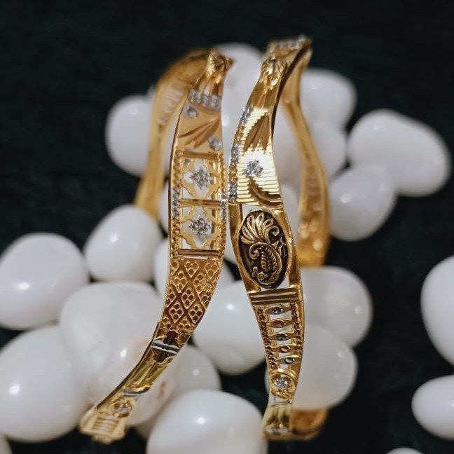 916 Gold Fancy Kadli Bangle