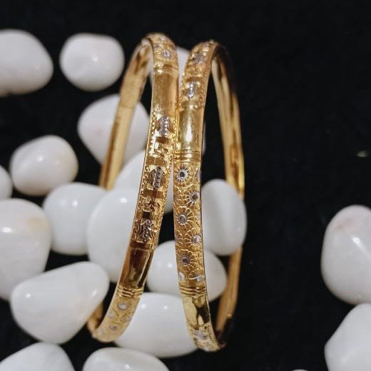 916 Gold Fancy Copper Kadli Bangle