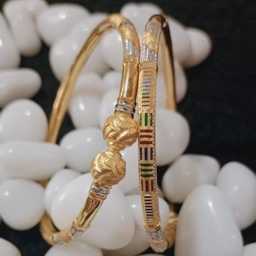 916 Gold Fancy Copper Kadli Bangle