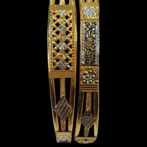 22KT Gold cz Diamond Bangle SG-40